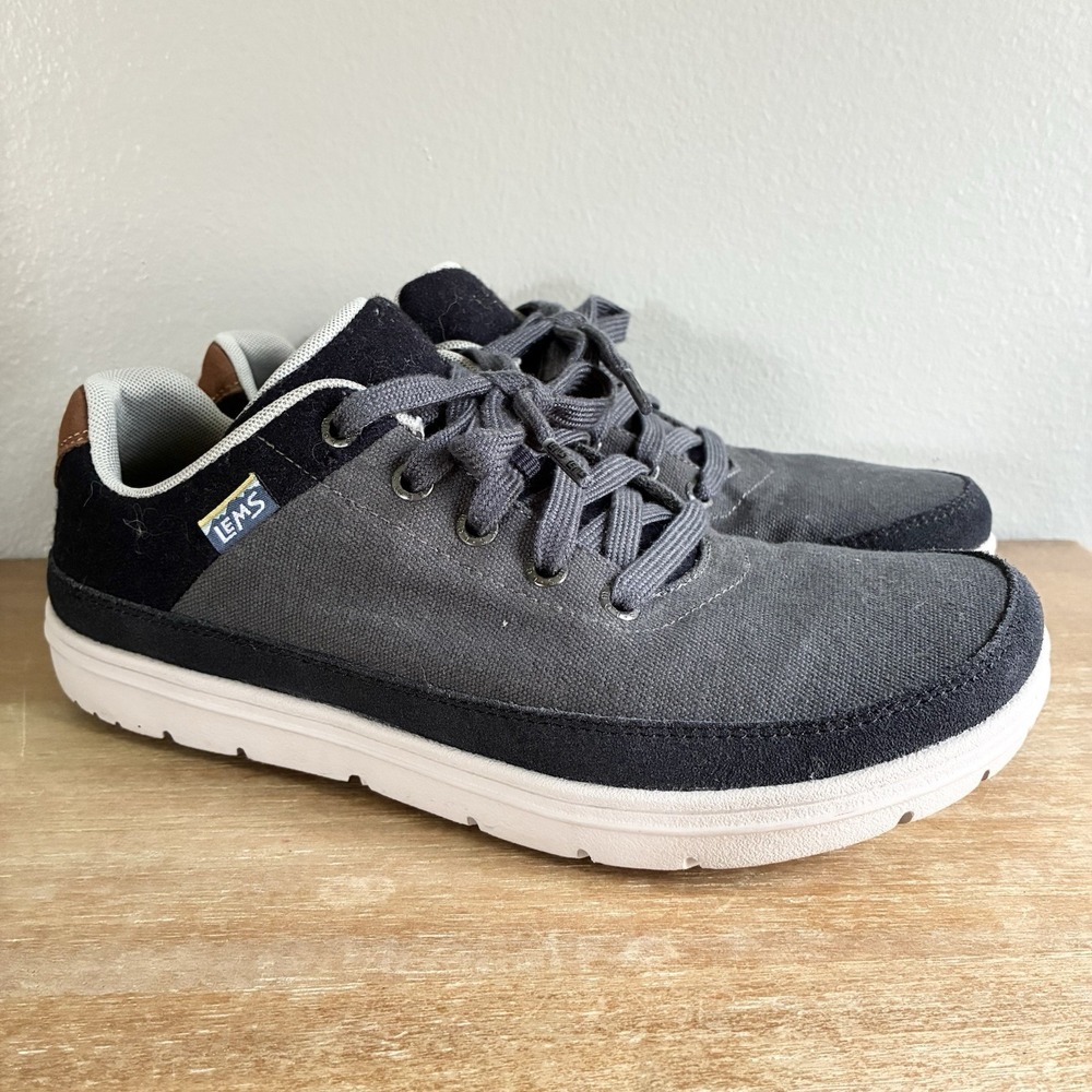 Lems Chillum Minimalist Zero Drop Wide Toe Box Lace Up Sneakers Womens 9